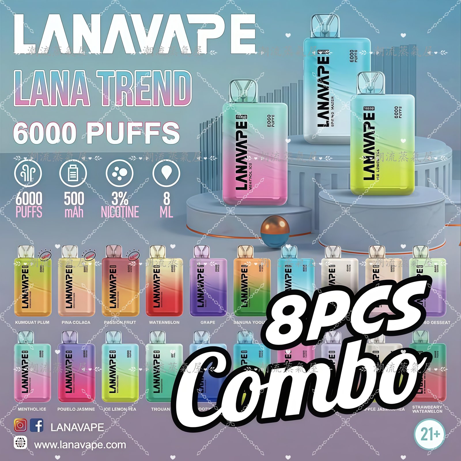 LANA TREND 6000 Puffs